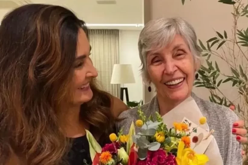 Fátima Bernardes comemora alta da mãe e celebra recuperação: “Voltando pra casa”