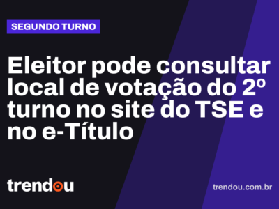 Eleitor pode consultar local de votação do 2º turno no site do TSE e no e-Título