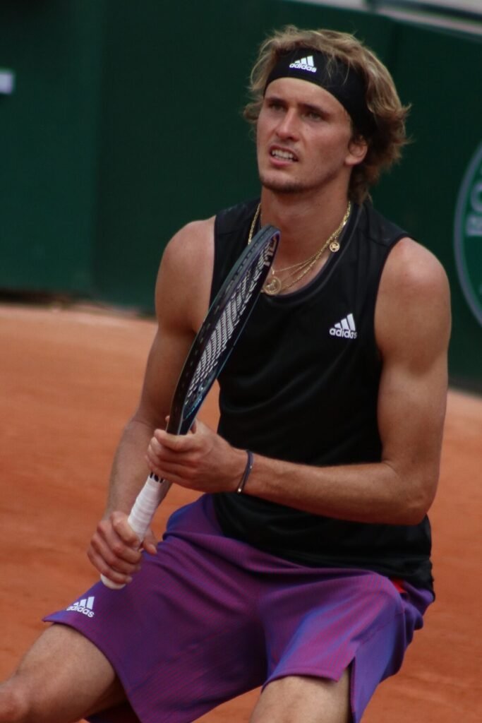Alexander Zverev em quadra, em foto de arquivo