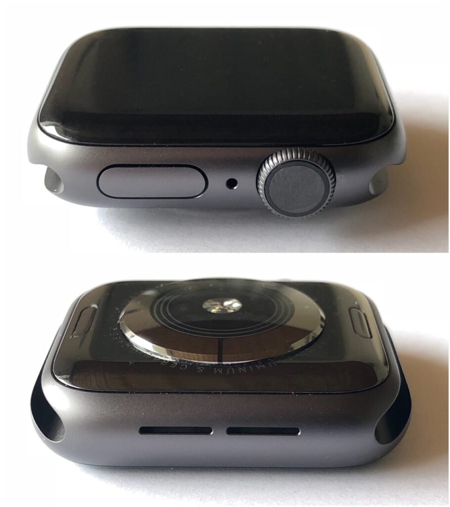 Apple Watch Series 4 40mm em alumínio cinza-espacial