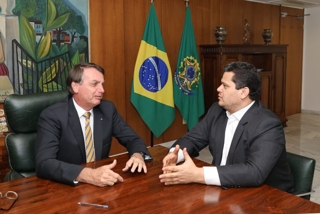 Audiência com o presidente do Senado Federal, Davi Alcolumbre, em 2020