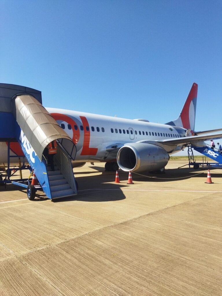 Avião da Gol Linhas Aéreas em solo