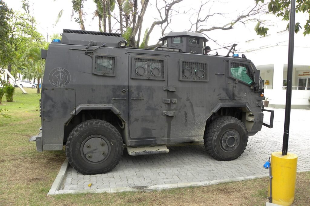 Blindado da CORE, unidade de elite da Polícia Civil do Rio de Janeiro