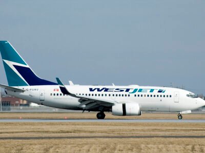 WestJet recebe autorização da ANAC para voar entre Calgary e São Paulo