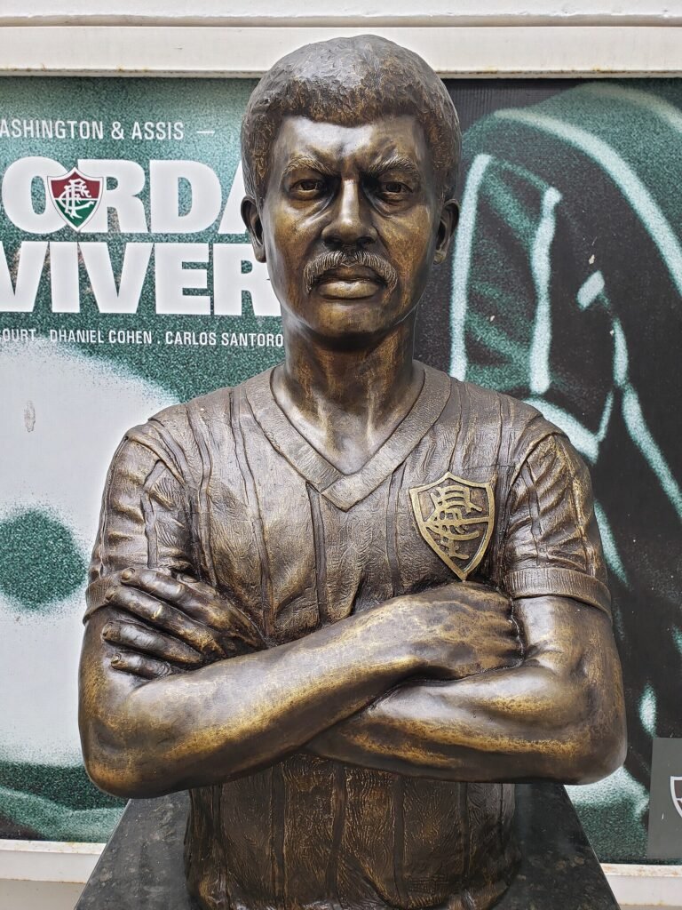 Busto de Washington na sede do Fluminense