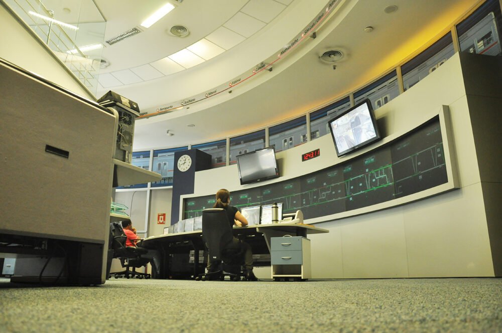 Centro de Controle Operacional do Metrô de Porto Alegre, registrado em 2011