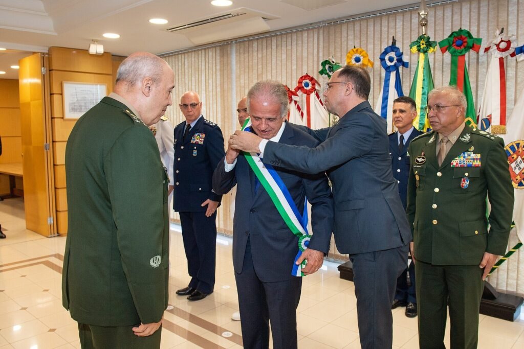 Cerimônia de apresentação de José Múcio como ministro da Defesa, em 2023
