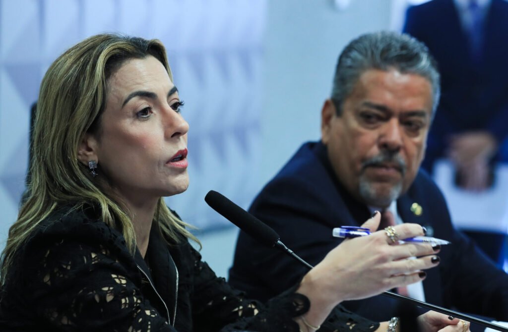 CPI das Bets, no Senado, durante leitura do relatório final dos trabalhos, em Brasília
