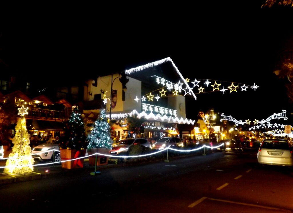 Decoração do Natal Luz em Gramado