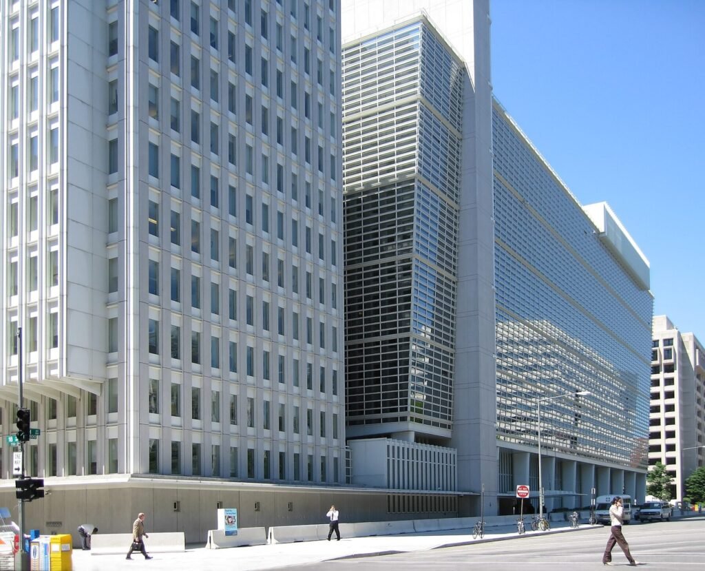 Edifícios envidraçados da sede do Banco Mundial
