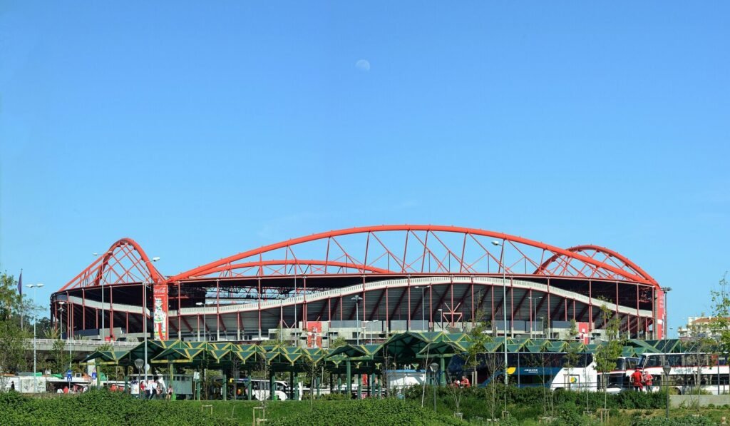 Vista do estádio do Benfica, em Portugal