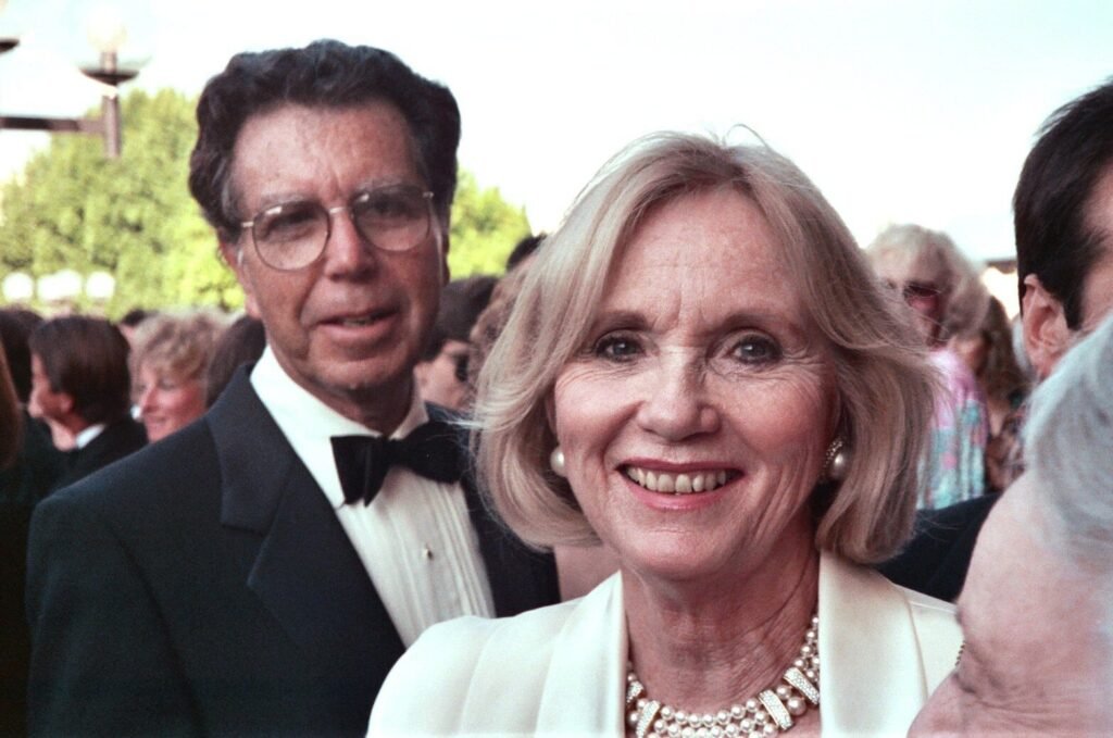Eva Marie Saint com o marido, Jeffrey Hayden, em foto de arquivo