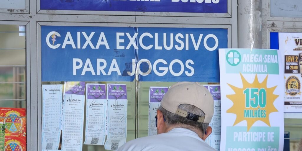Fachada de casa lotérica em Brasília