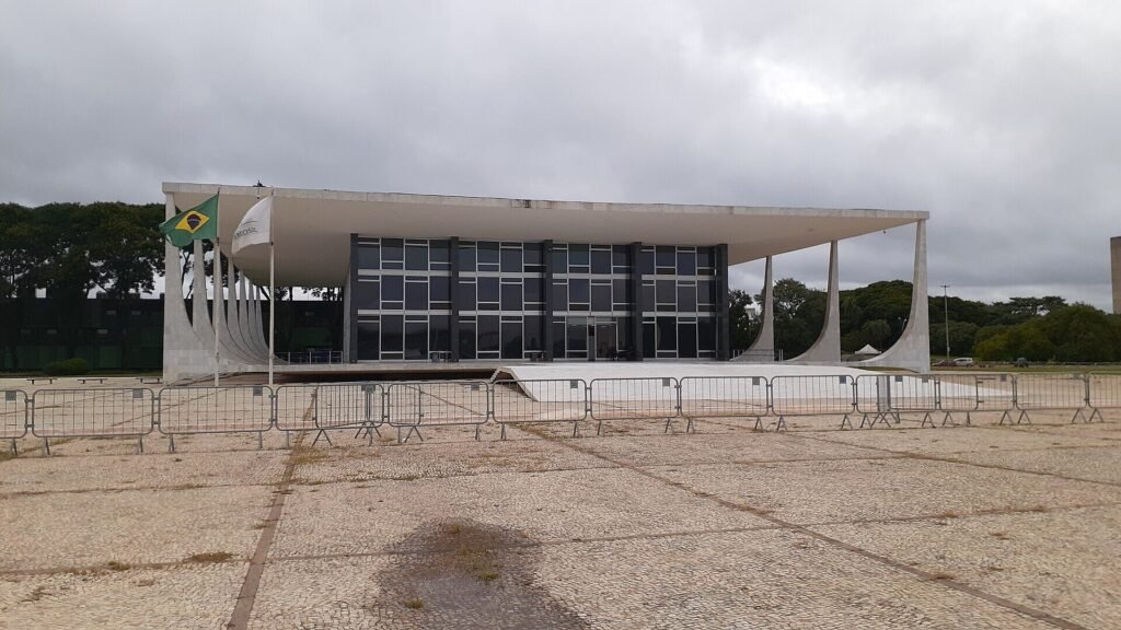 Fachada do prédio do Supremo Tribunal Federal em Brasília