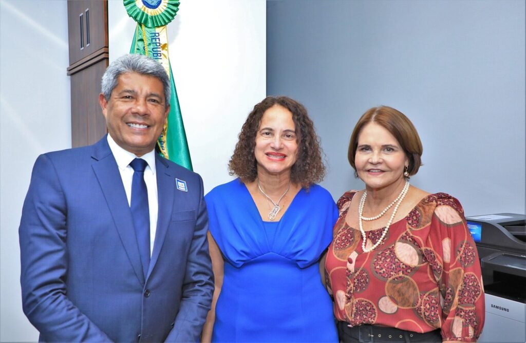Governador da Bahia, Jerônimo Rodrigues, durante visita de cortesia