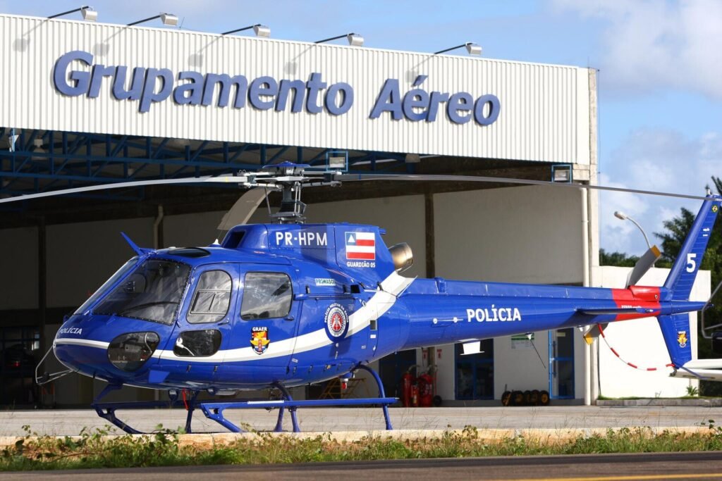 Helicóptero da Polícia Militar da Bahia