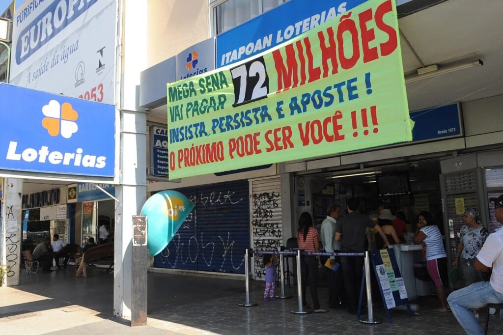 Imagem de arquivo da loteria Mega-Sena