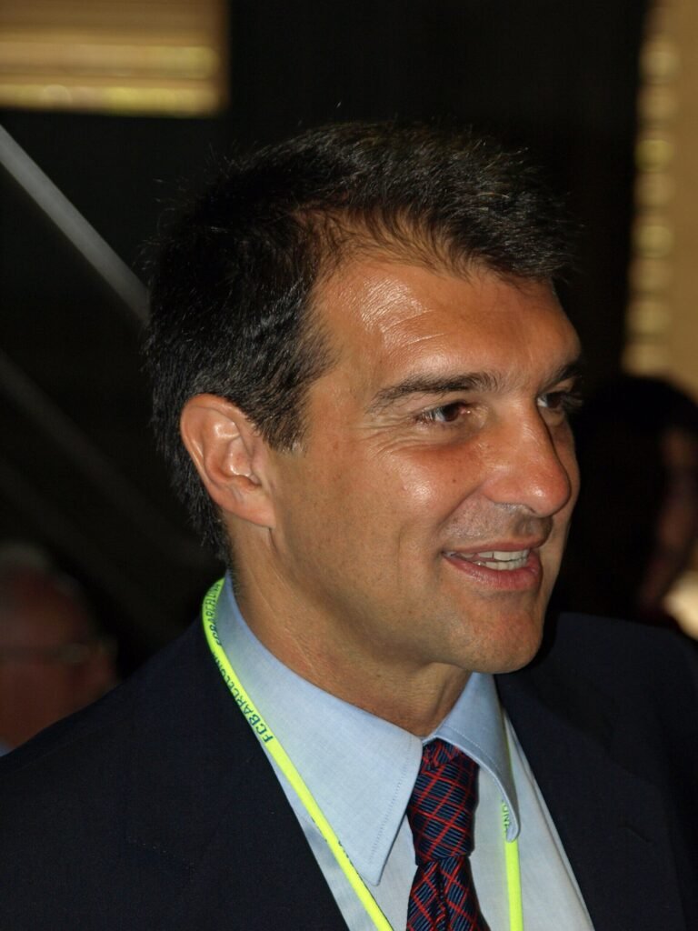 Joan Laporta em outra imagem de arquivo