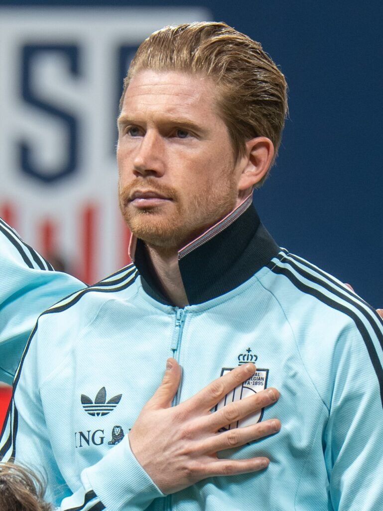 Kevin De Bruyne em partida entre Estados Unidos e Bélgica, em março de 2026
