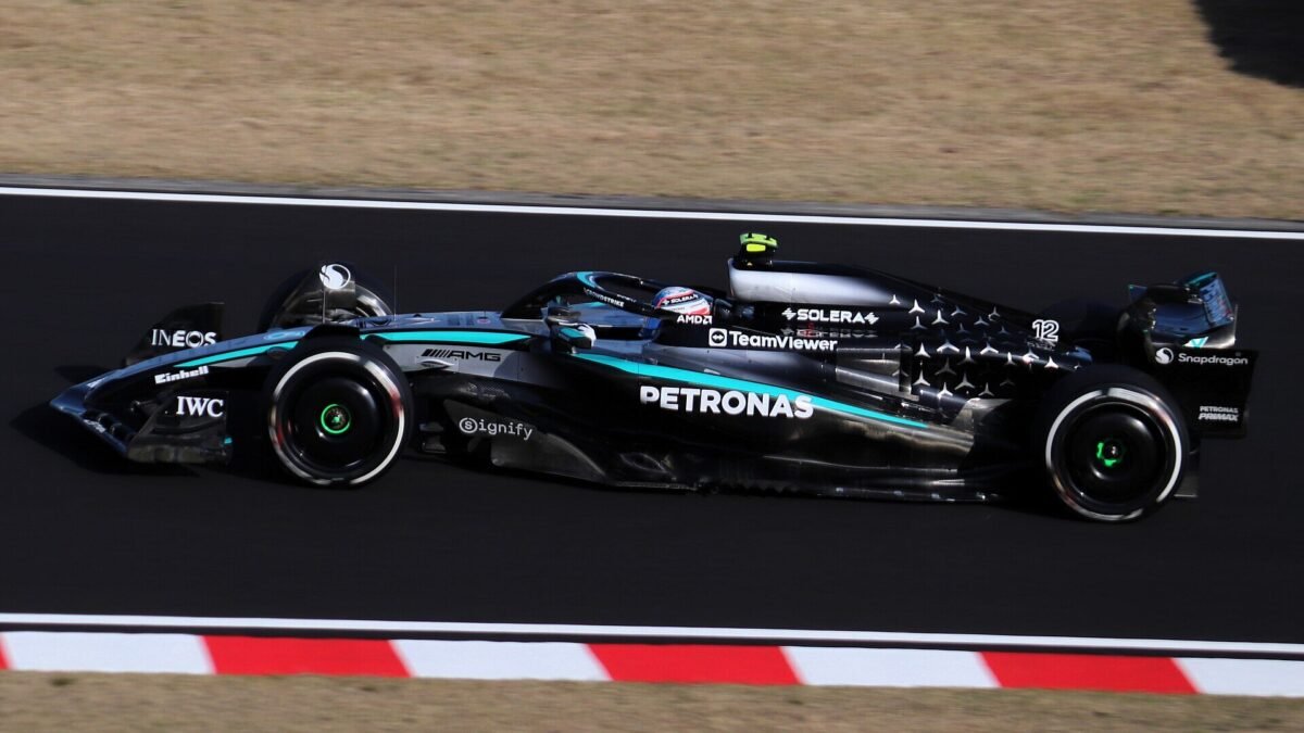 Antonelli pode ser campeão da F1 em Austin, mas sem champanhe no pódio