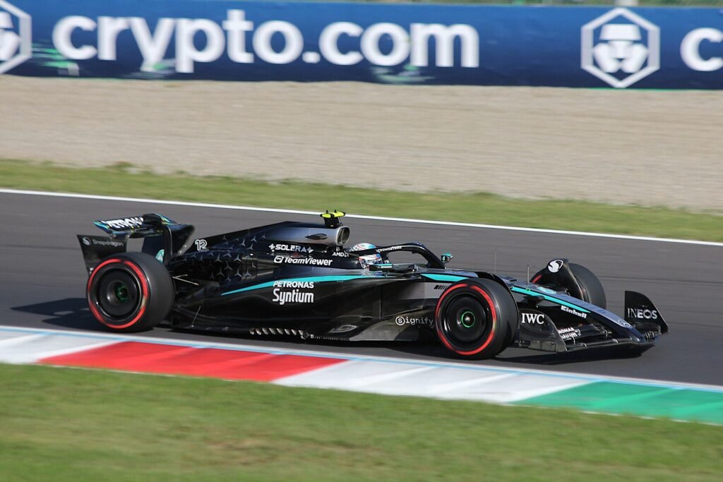 Kimi Antonelli durante a classificação do GP da Itália de 2025