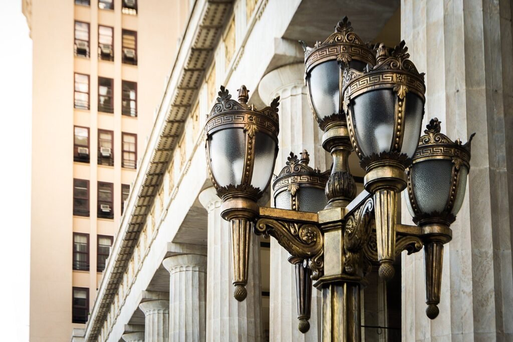 Lampadário do Ministério da Fazenda, no Rio de Janeiro
