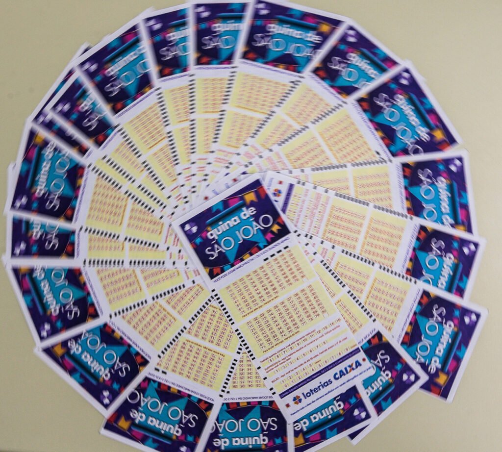 Imagem de arquivo da loteria Quina de São João