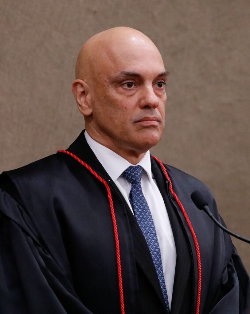 Ministro Alexandre de Moraes, do STF, em imagem de arquivo como presidente do TSE