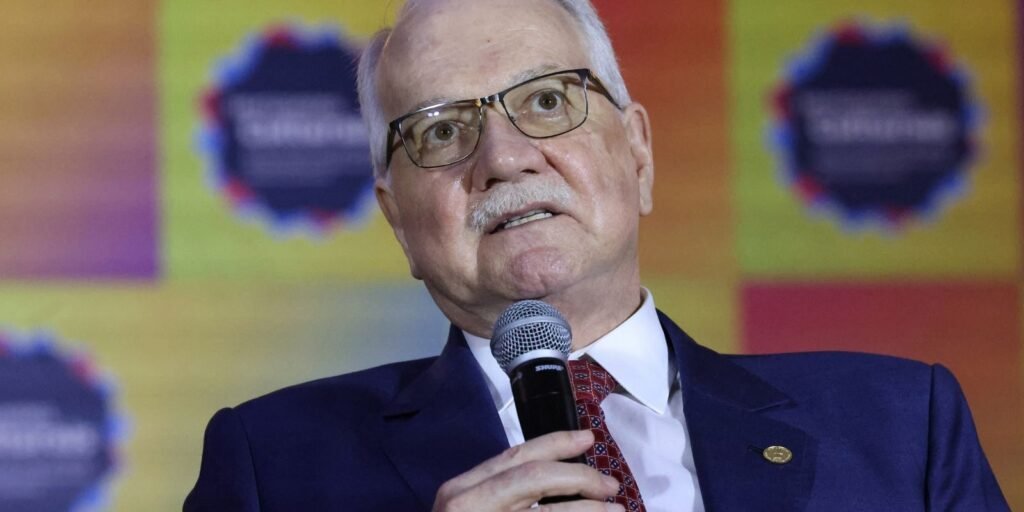 O presidente do STF, Edson Fachin, no lançamento do projeto Horizontes Culturais, do CNJ, no Rio de Janeiro