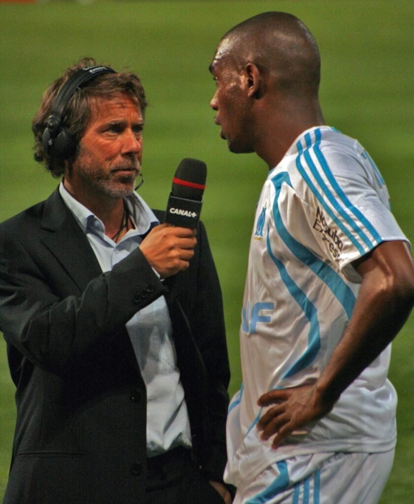 Olympique de Marselha em jogo contra o Girondins de Bordeaux, na temporada 2007/2008