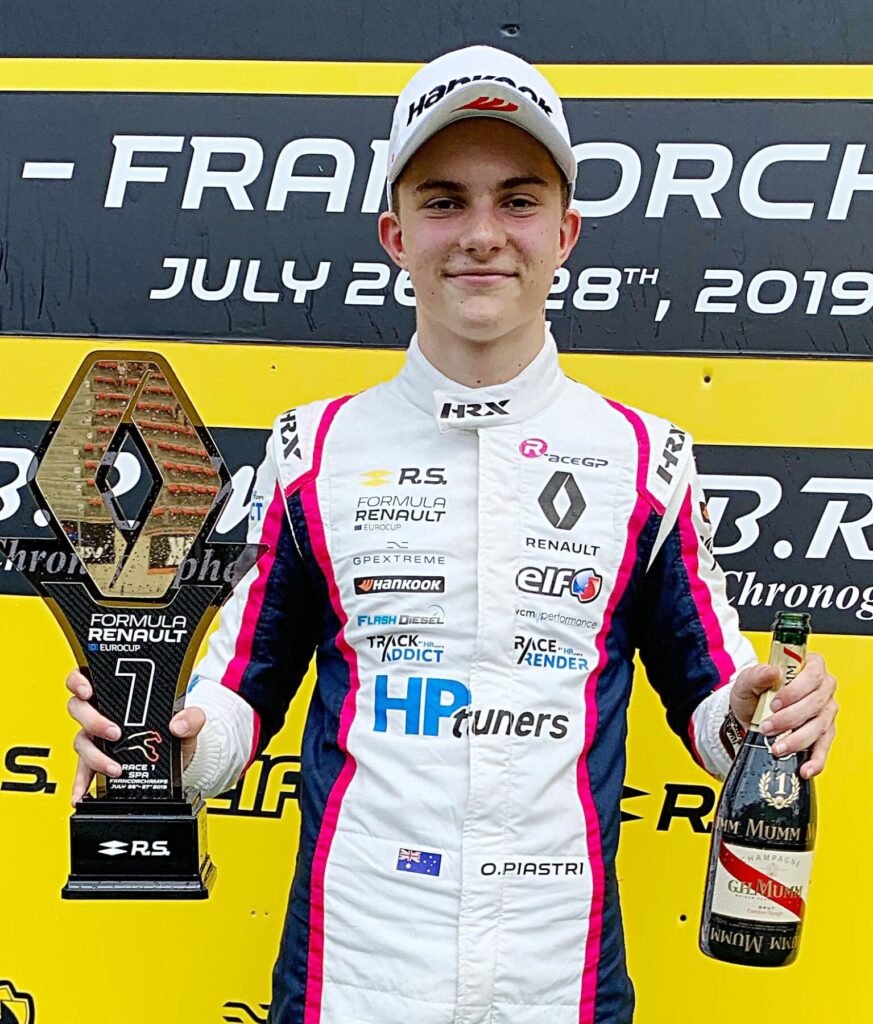 Oscar Piastri em imagem de arquivo feita em Spa-Francorchamps