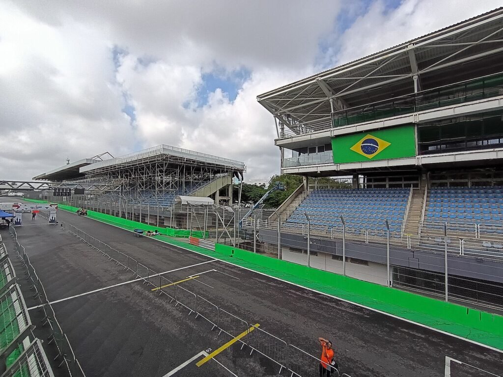 Outra vista do Autódromo de Interlagos, em São Paulo, em fevereiro de 2026