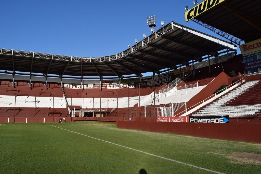Outro ângulo das instalações do Club Lanús, em imagem de arquivo