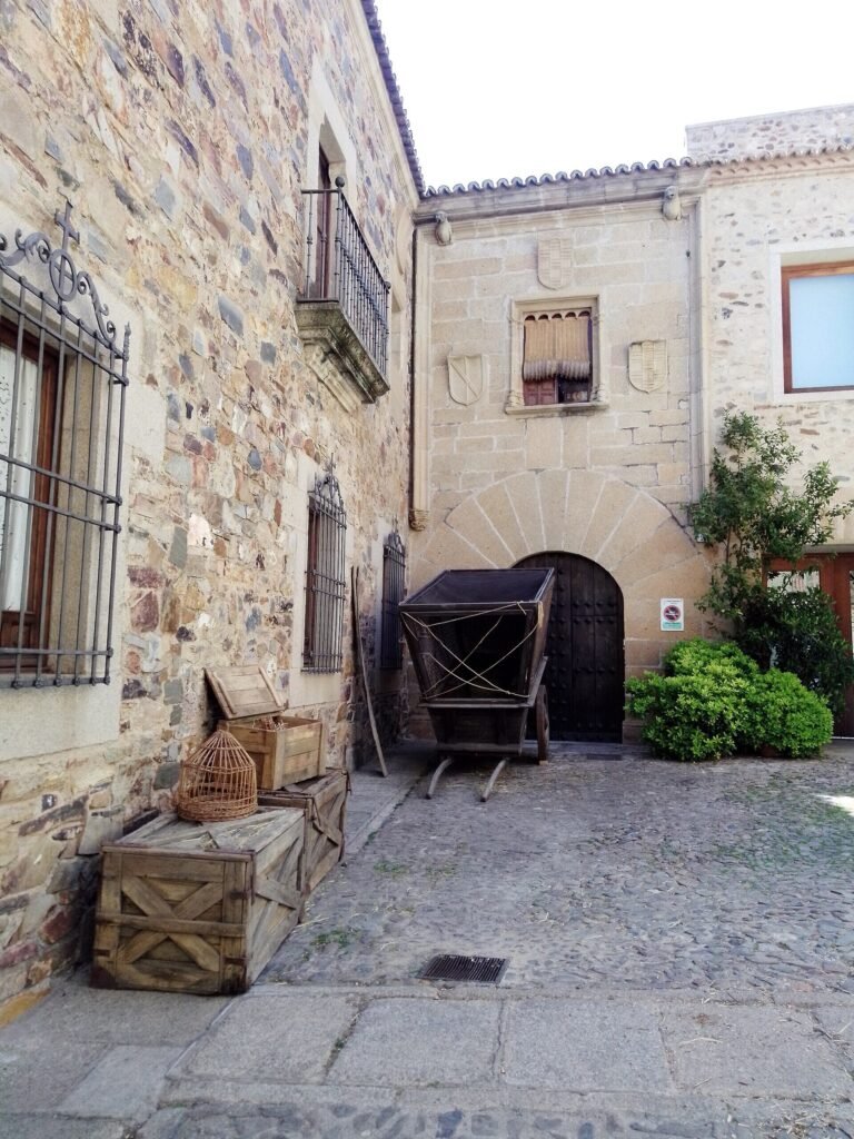 Outro registro do atrezzo de House of the Dragon em Cáceres