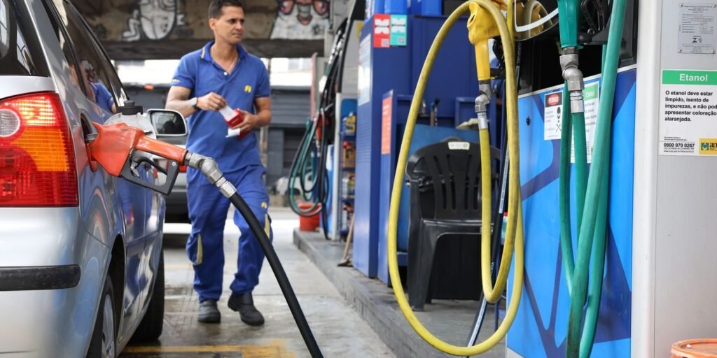 Posto de gasolina Ipiranga no Castelo, no Rio de Janeiro
