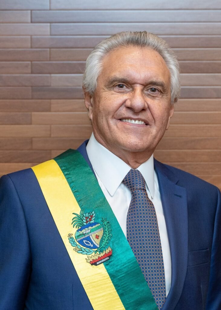 Retrato do político Ronaldo Caiado