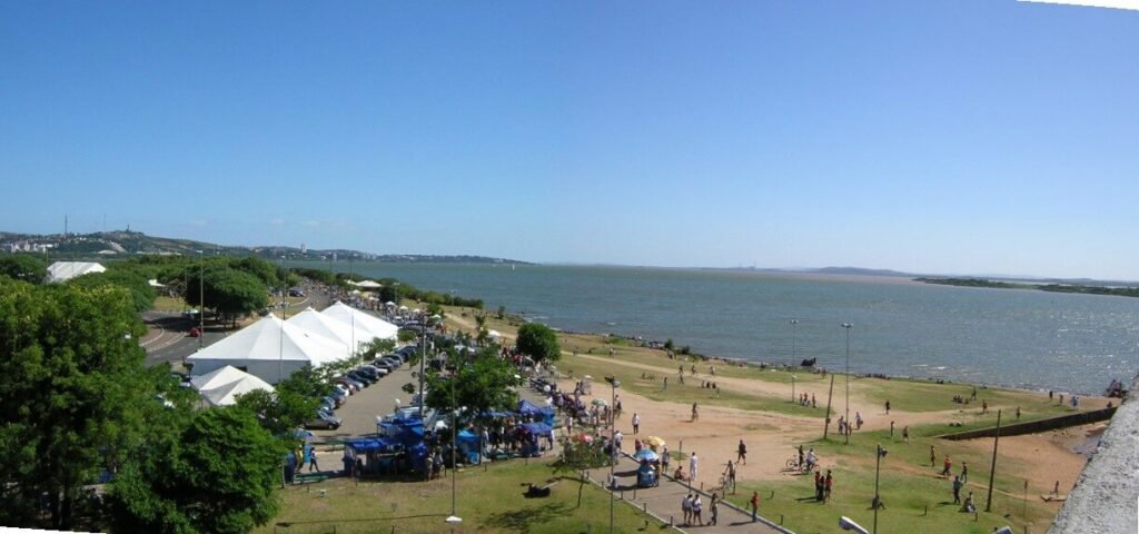 Rio Guaíba, em Porto Alegre