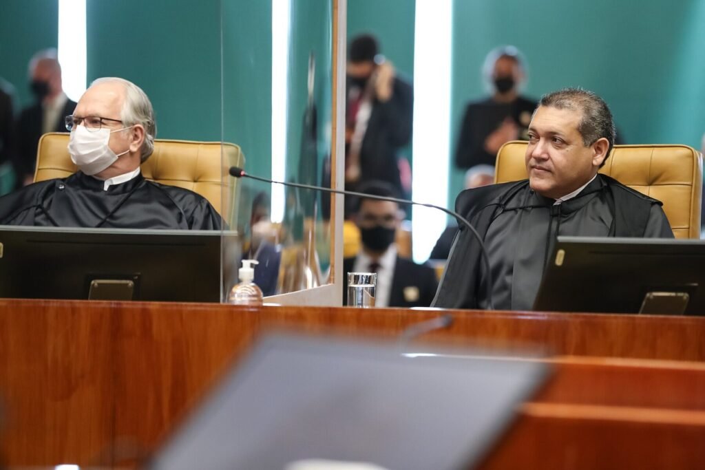 Solenidade de posse de Kassio Nunes Marques no cargo de ministro do Supremo Tribunal Federal, em 2020