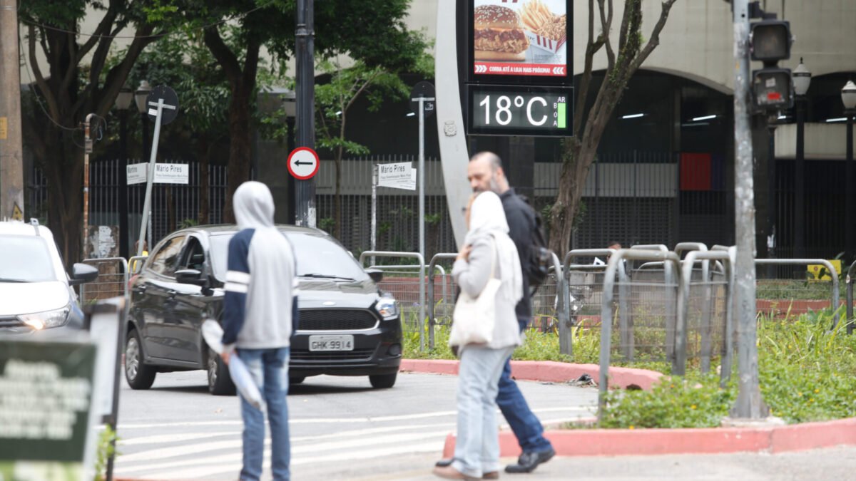 Frio: mínima pode cair até 10 °C em Mafra (SC) e outras cidades entre domingo e segunda