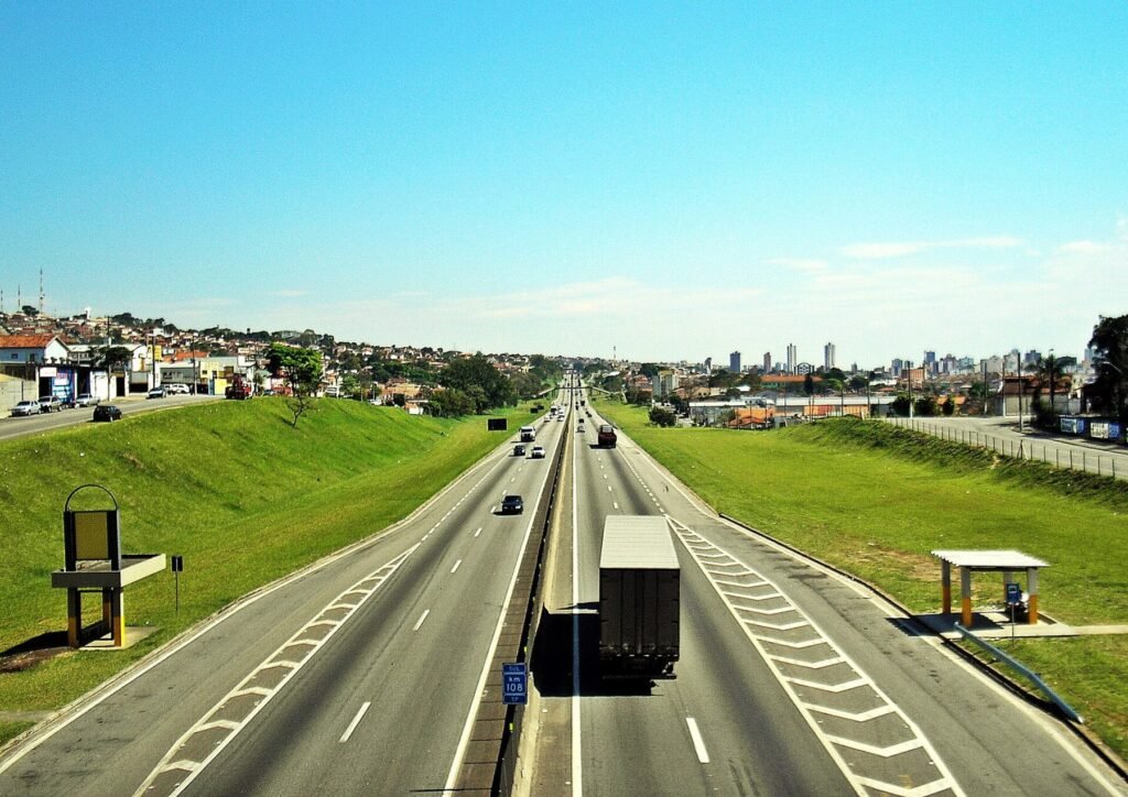 Via Dutra em Taubaté, no interior de São Paulo