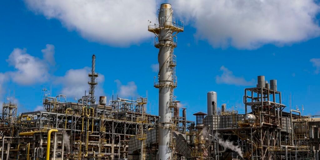 Unidades de hidrotratamento de nafta e de geração de hidrogênio da Refinaria Abreu e Lima, da Petrobras, em Ipojuca (PE)