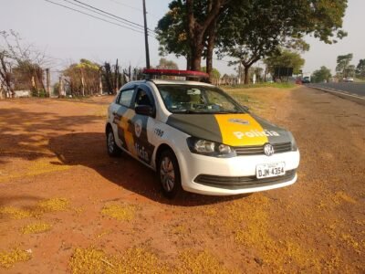 Viatura da PM desce ladeira sem controle em Curitiba; corporação diz que não houve feridos