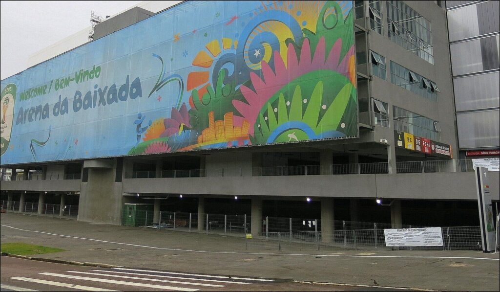 Vista da Arena da Baixada