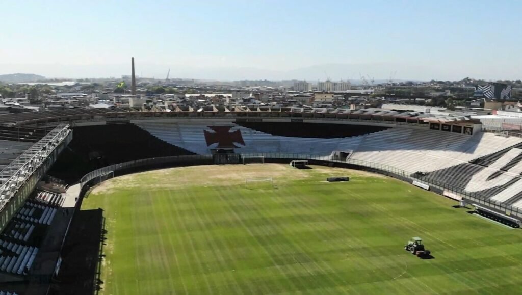 Vista de São Januário, estádio do Vasco