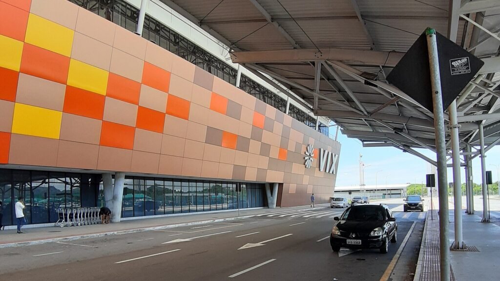 Vista do Aeroporto Internacional de Vitória (VIX), no Espírito Santo