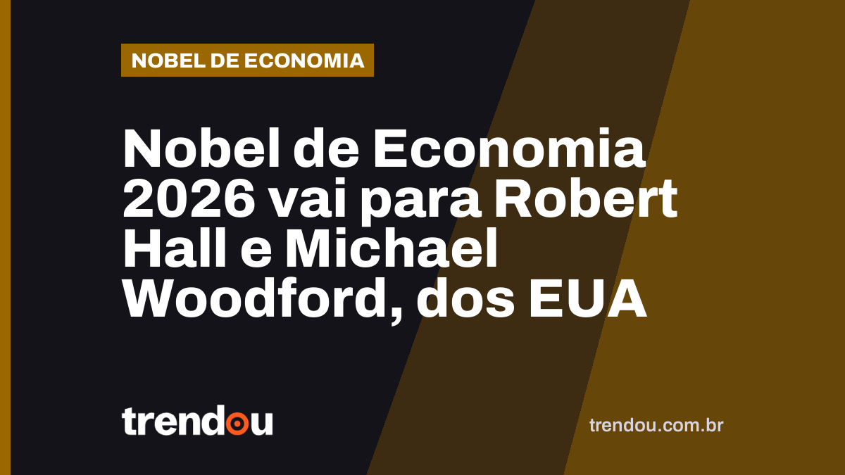 Nobel de Economia 2026 vai para Robert Hall e Michael Woodford, dos EUA