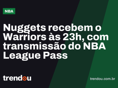 Nuggets recebem o Warriors às 23h, com transmissão do NBA League Pass