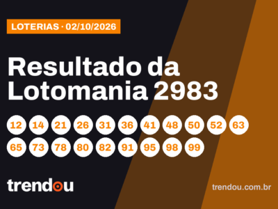 Resultado da Lotomania 2983 (2/10): acumulou e prêmio vai a R$ 8,5 milhões