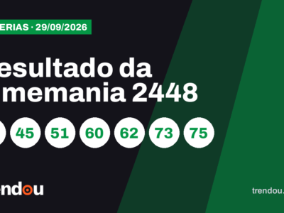 Resultado da Timemania 2448 (29/9): acumulou e prêmio vai a R$ 17,2 milhões