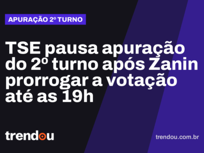 TSE pausa apuração do 2º turno após Zanin prorrogar a votação até as 19h